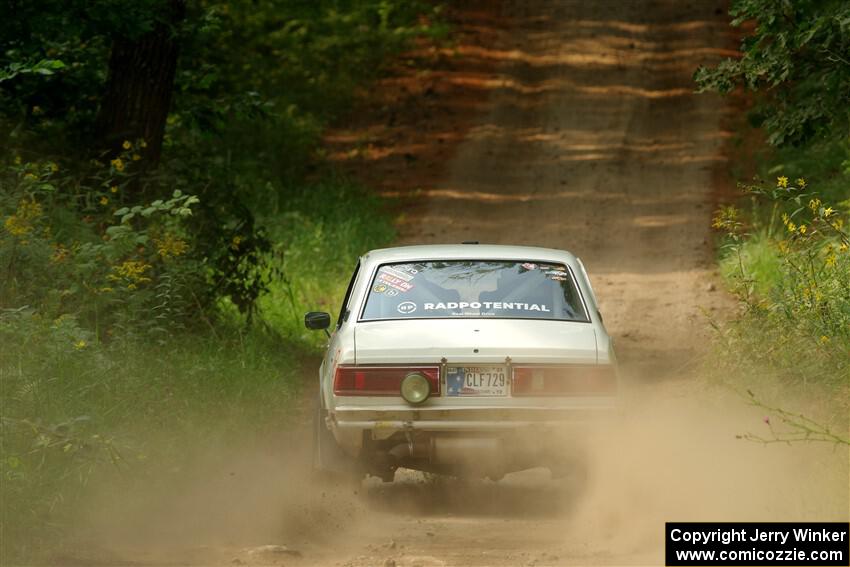 Erich Hopf / Calvin Gehlhausen Dodge Colt on SS2, Thorpe Tower I.