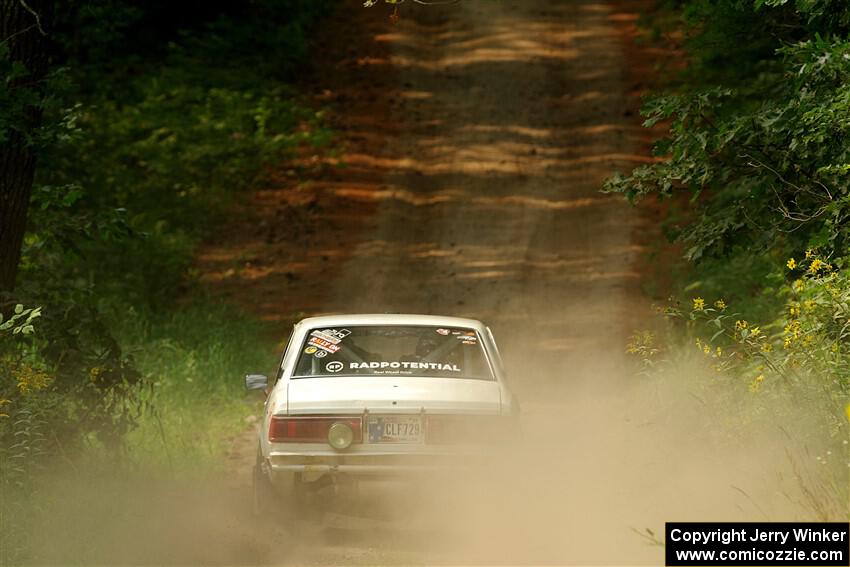 Erich Hopf / Calvin Gehlhausen Dodge Colt on SS2, Thorpe Tower I.