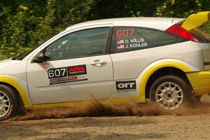 Drake Willis / Jacob Kohler Ford Focus ZX3 on SS2, Thorpe Tower I.