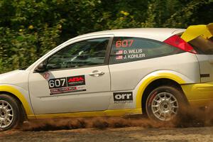 Drake Willis / Jacob Kohler Ford Focus ZX3 on SS2, Thorpe Tower I.