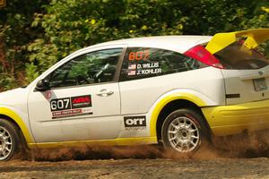 Drake Willis / Jacob Kohler Ford Focus ZX3 on SS2, Thorpe Tower I.