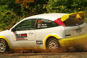 Drake Willis / Jacob Kohler Ford Focus ZX3 on SS2, Thorpe Tower I.