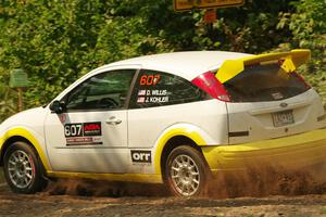 Drake Willis / Jacob Kohler Ford Focus ZX3 on SS2, Thorpe Tower I.