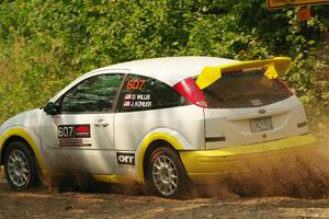 Drake Willis / Jacob Kohler Ford Focus ZX3 on SS2, Thorpe Tower I.