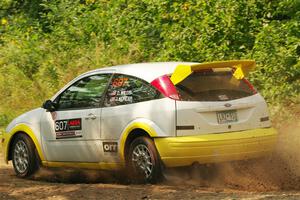 Drake Willis / Jacob Kohler Ford Focus ZX3 on SS2, Thorpe Tower I.