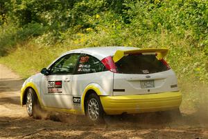 Drake Willis / Jacob Kohler Ford Focus ZX3 on SS2, Thorpe Tower I.