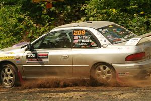 Madelyn Tabor / Sophia McKee Subaru Impreza 2.5RS on SS2, Thorpe Tower I.