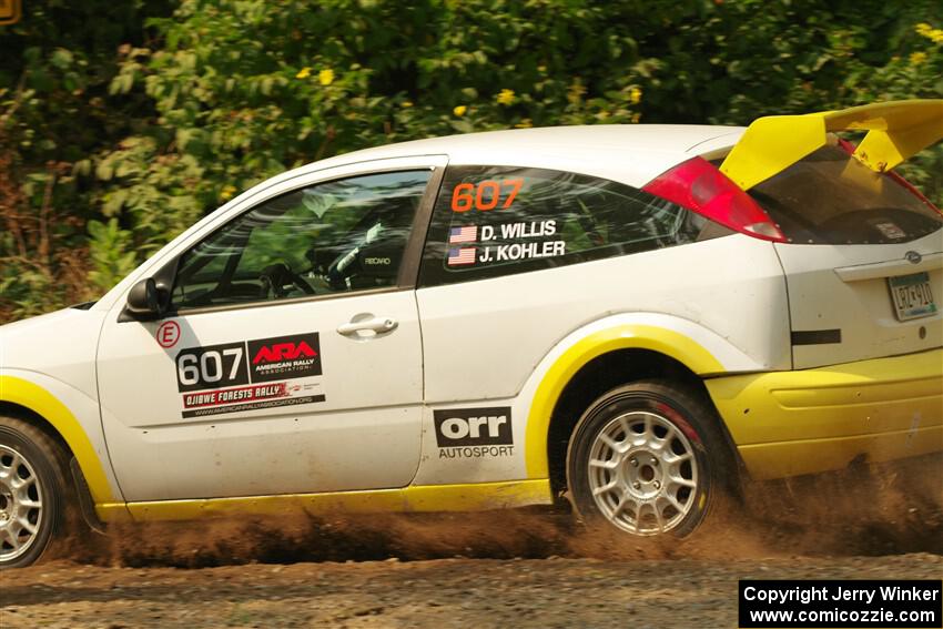 Drake Willis / Jacob Kohler Ford Focus ZX3 on SS2, Thorpe Tower I.