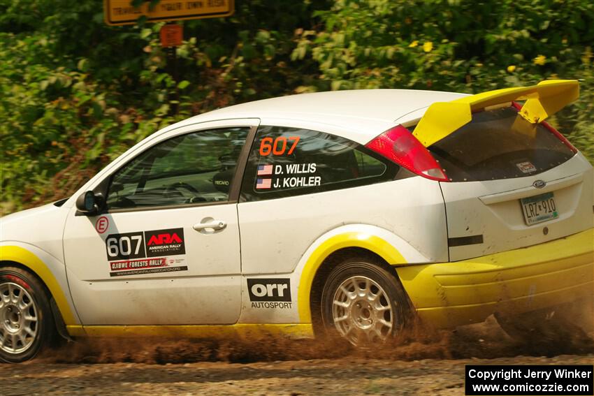 Drake Willis / Jacob Kohler Ford Focus ZX3 on SS2, Thorpe Tower I.