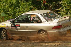 Madelyn Tabor / Sophia McKee Subaru Impreza 2.5RS on SS2, Thorpe Tower I.