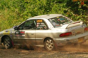 Madelyn Tabor / Sophia McKee Subaru Impreza 2.5RS on SS2, Thorpe Tower I.