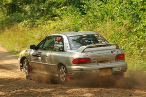 Madelyn Tabor / Sophia McKee Subaru Impreza 2.5RS on SS2, Thorpe Tower I.