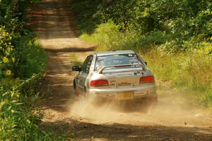 Madelyn Tabor / Sophia McKee Subaru Impreza 2.5RS on SS2, Thorpe Tower I.