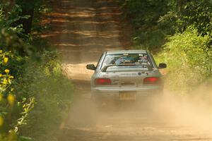 Madelyn Tabor / Sophia McKee Subaru Impreza 2.5RS on SS2, Thorpe Tower I.