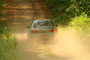 Madelyn Tabor / Sophia McKee Subaru Impreza 2.5RS on SS2, Thorpe Tower I.