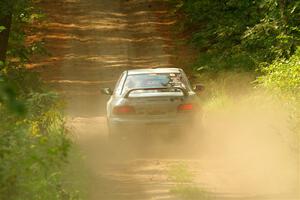 Madelyn Tabor / Sophia McKee Subaru Impreza 2.5RS on SS2, Thorpe Tower I.