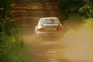 Madelyn Tabor / Sophia McKee Subaru Impreza 2.5RS on SS2, Thorpe Tower I.