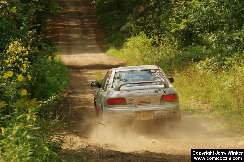 Madelyn Tabor / Sophia McKee Subaru Impreza 2.5RS on SS2, Thorpe Tower I.