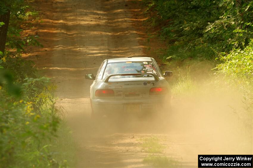 Madelyn Tabor / Sophia McKee Subaru Impreza 2.5RS on SS2, Thorpe Tower I.