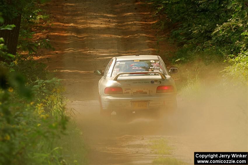 Madelyn Tabor / Sophia McKee Subaru Impreza 2.5RS on SS2, Thorpe Tower I.