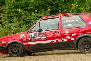 Nino Ortega / Boyd Smith VW GTI on SS2, Thorpe Tower I.