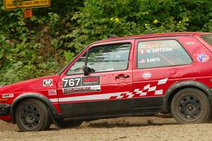 Nino Ortega / Boyd Smith VW GTI on SS2, Thorpe Tower I.