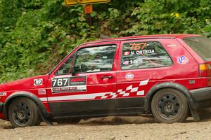 Nino Ortega / Boyd Smith VW GTI on SS2, Thorpe Tower I.