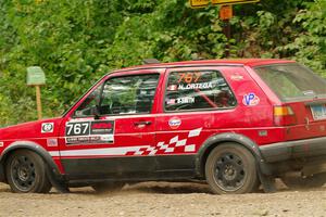 Nino Ortega / Boyd Smith VW GTI on SS2, Thorpe Tower I.