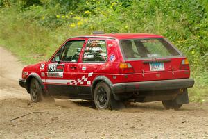 Nino Ortega / Boyd Smith VW GTI on SS2, Thorpe Tower I.