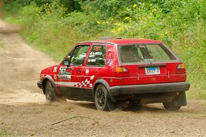 Nino Ortega / Boyd Smith VW GTI on SS2, Thorpe Tower I.