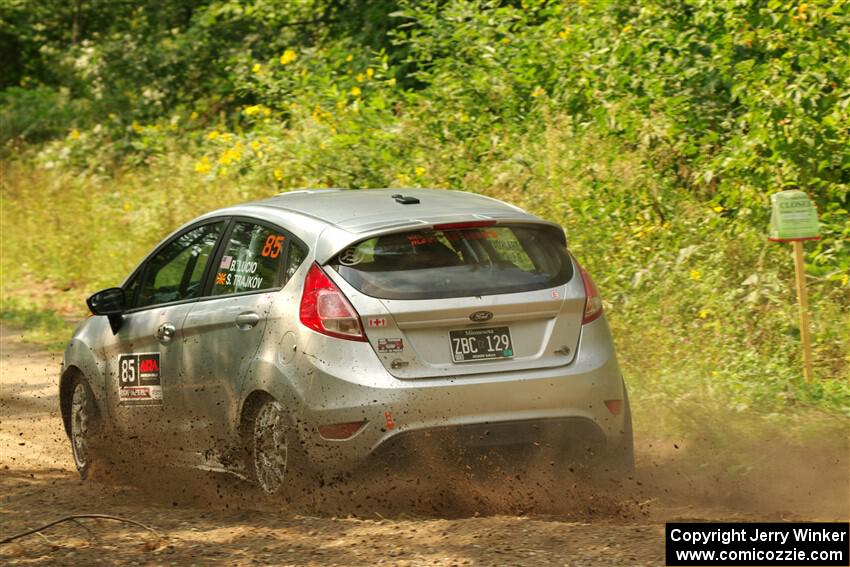 Brent Lucio / Stefan Trajkov Ford Fiesta on SS2, Thorpe Tower I.