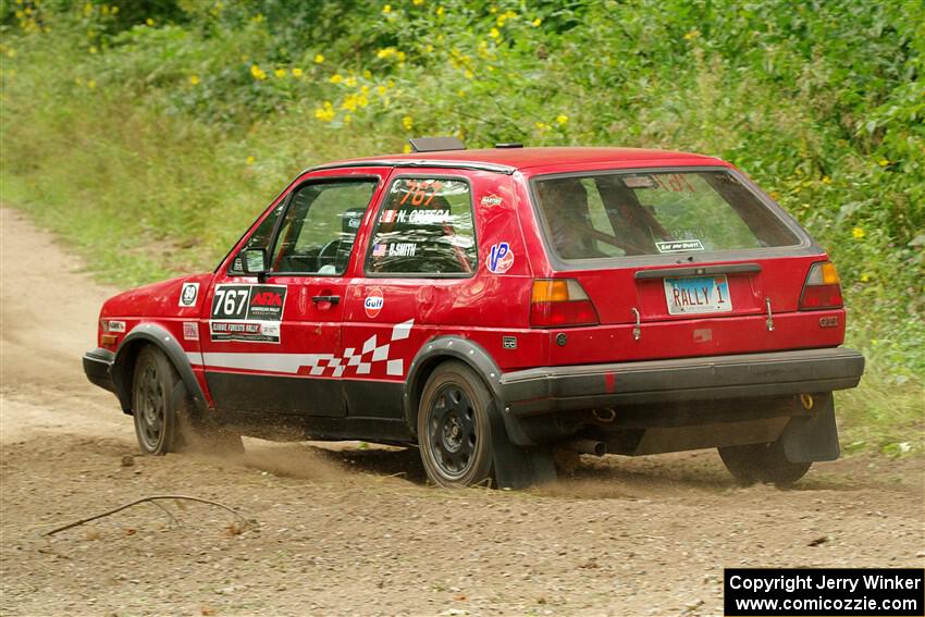 Nino Ortega / Boyd Smith VW GTI on SS2, Thorpe Tower I.