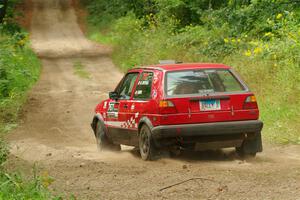 Nino Ortega / Boyd Smith VW GTI on SS2, Thorpe Tower I.