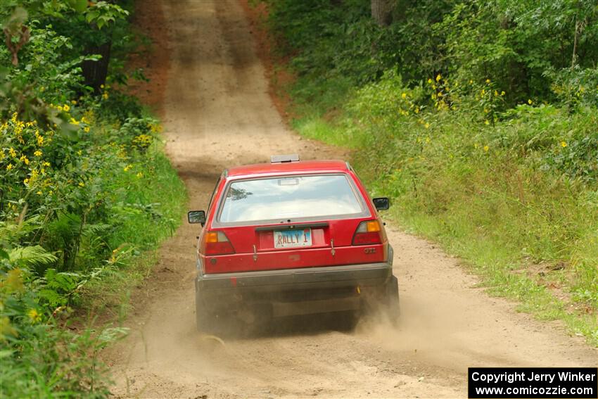 Nino Ortega / Boyd Smith VW GTI on SS2, Thorpe Tower I.