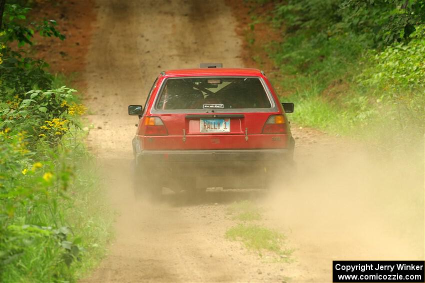 Nino Ortega / Boyd Smith VW GTI on SS2, Thorpe Tower I.