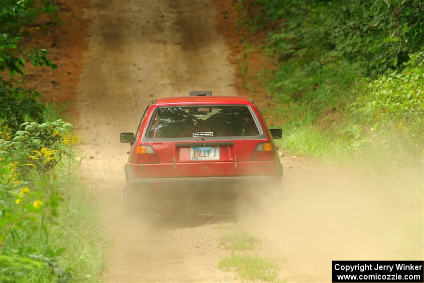 Nino Ortega / Boyd Smith VW GTI on SS2, Thorpe Tower I.