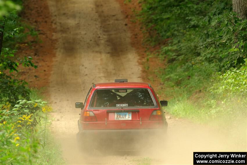 Nino Ortega / Boyd Smith VW GTI on SS2, Thorpe Tower I.