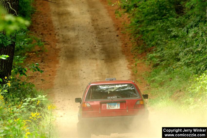 Nino Ortega / Boyd Smith VW GTI on SS2, Thorpe Tower I.