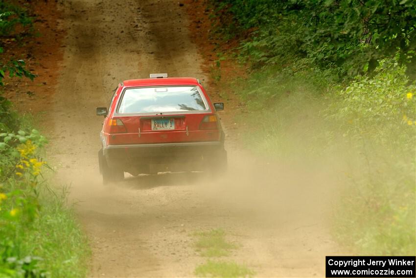 Nino Ortega / Boyd Smith VW GTI on SS2, Thorpe Tower I.