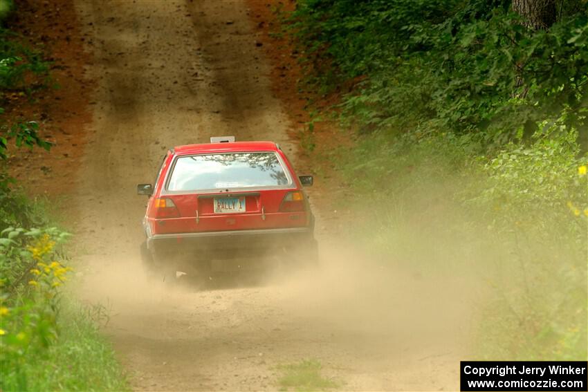 Nino Ortega / Boyd Smith VW GTI on SS2, Thorpe Tower I.