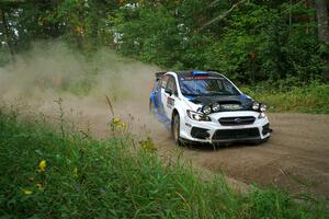 Conner Martell / Alex Gelsomino Subaru WRX STi on SS6, Thorpe Tower II.