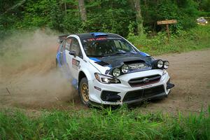 Conner Martell / Alex Gelsomino Subaru WRX STi on SS6, Thorpe Tower II.