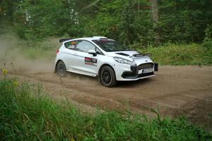 Javier Olivares / K.J. Miller Ford Fiesta Rally3 on SS6, Thorpe Tower II.