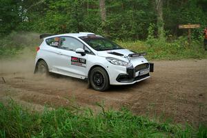 Javier Olivares / K.J. Miller Ford Fiesta Rally3 on SS6, Thorpe Tower II.