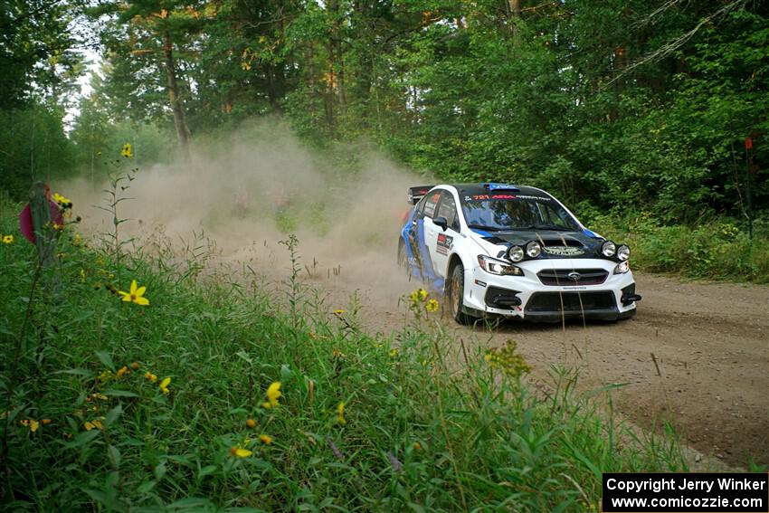 Conner Martell / Alex Gelsomino Subaru WRX STi on SS6, Thorpe Tower II.