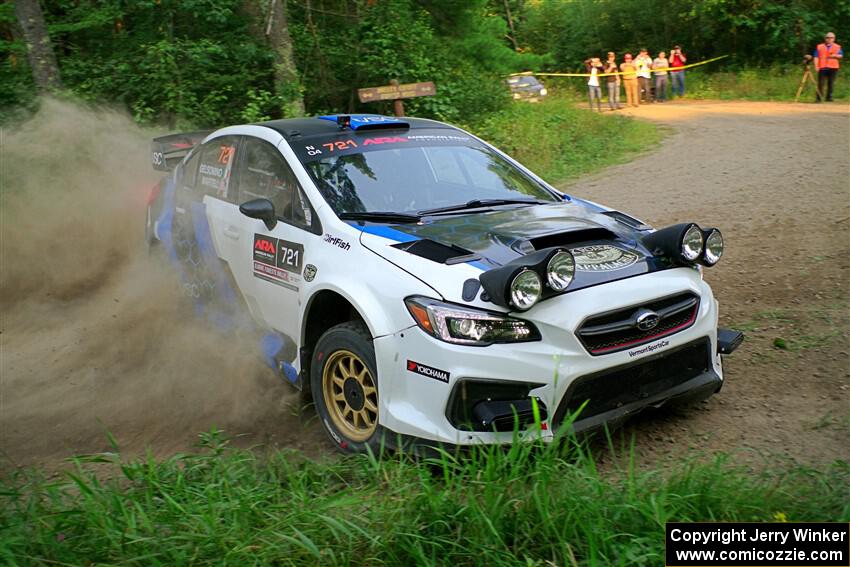 Conner Martell / Alex Gelsomino Subaru WRX STi on SS6, Thorpe Tower II.