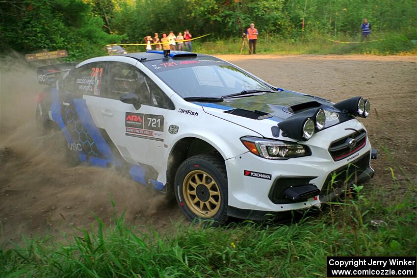 Conner Martell / Alex Gelsomino Subaru WRX STi on SS6, Thorpe Tower II.