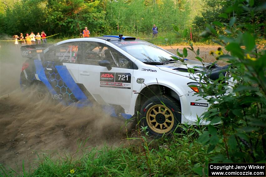 Conner Martell / Alex Gelsomino Subaru WRX STi on SS6, Thorpe Tower II.