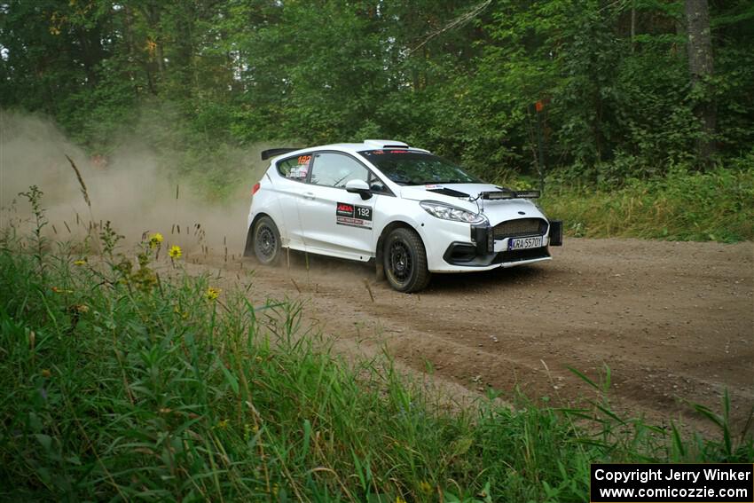 Javier Olivares / K.J. Miller Ford Fiesta Rally3 on SS6, Thorpe Tower II.