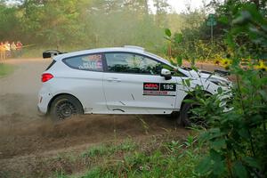 Javier Olivares / K.J. Miller Ford Fiesta Rally3 on SS6, Thorpe Tower II.